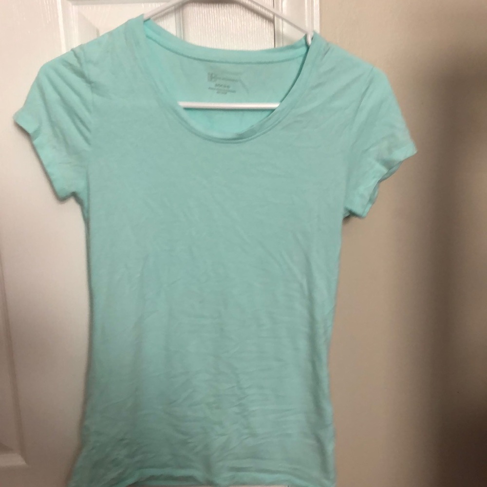 Light teal T-shirt